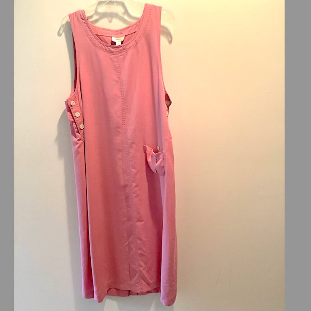 Talbots - Classic Sleeveless Salmon maxi jumper - Size Petite Large